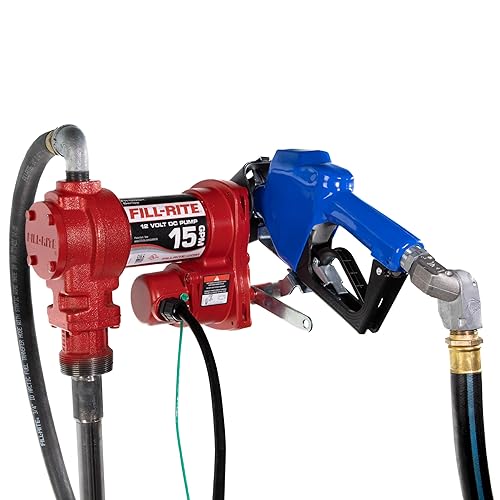 Miniatura 12 de Fill-Rite FR1204H - Bomba de transferencia de combustible de 12 V, 15 GPM (modelo sólo bomba) Gasolina, diésel, queroseno, mezclas de etanol