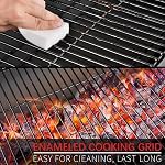 Kendane Barrel Charcoal BBQ Grill Outdoor, Large Barbecue Grills with Side Shelf, Outdoor BBQ Charcoal Grill,Perfect for Backyard Camping, Patio Parties, and Picnics
