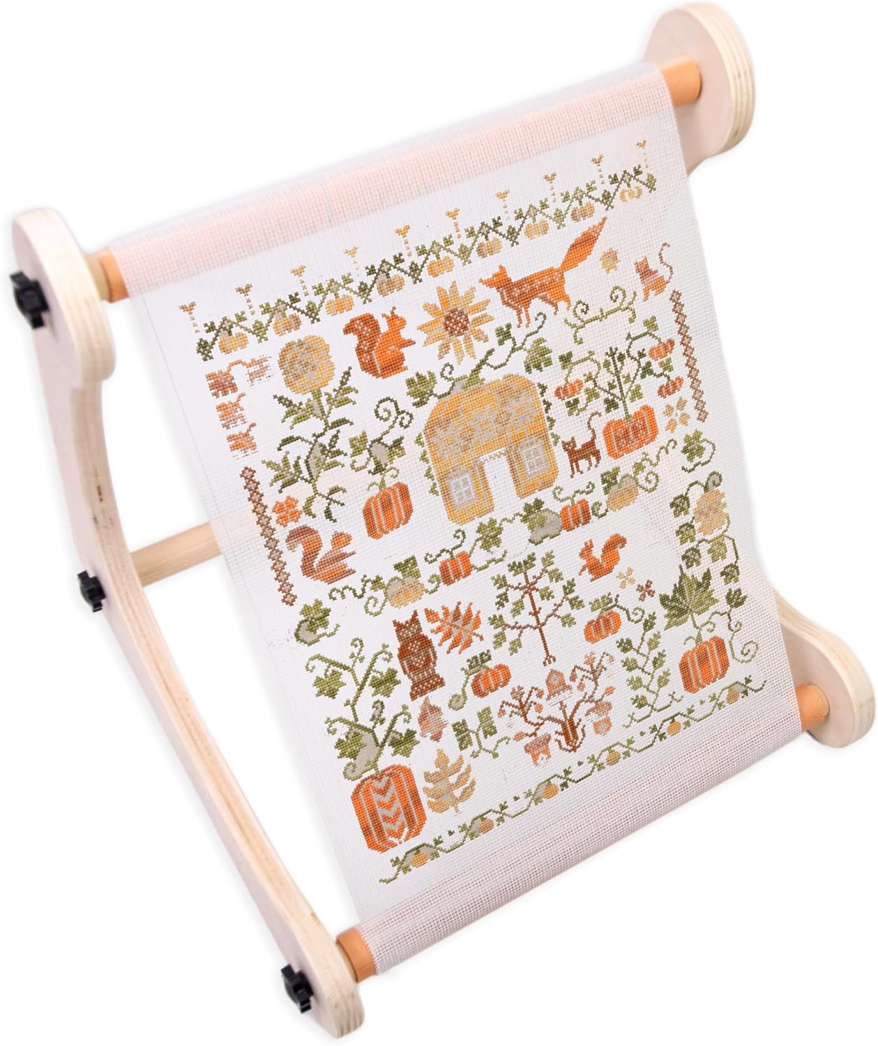 Lampstop Adjustable Embroidery Table Stand, Hands-Free Cross Stitch Hoop Stand for Lap or Table Top Cross Stitch or Tapestry, 3 Different Width (8.2", 11.8" & 15.7")