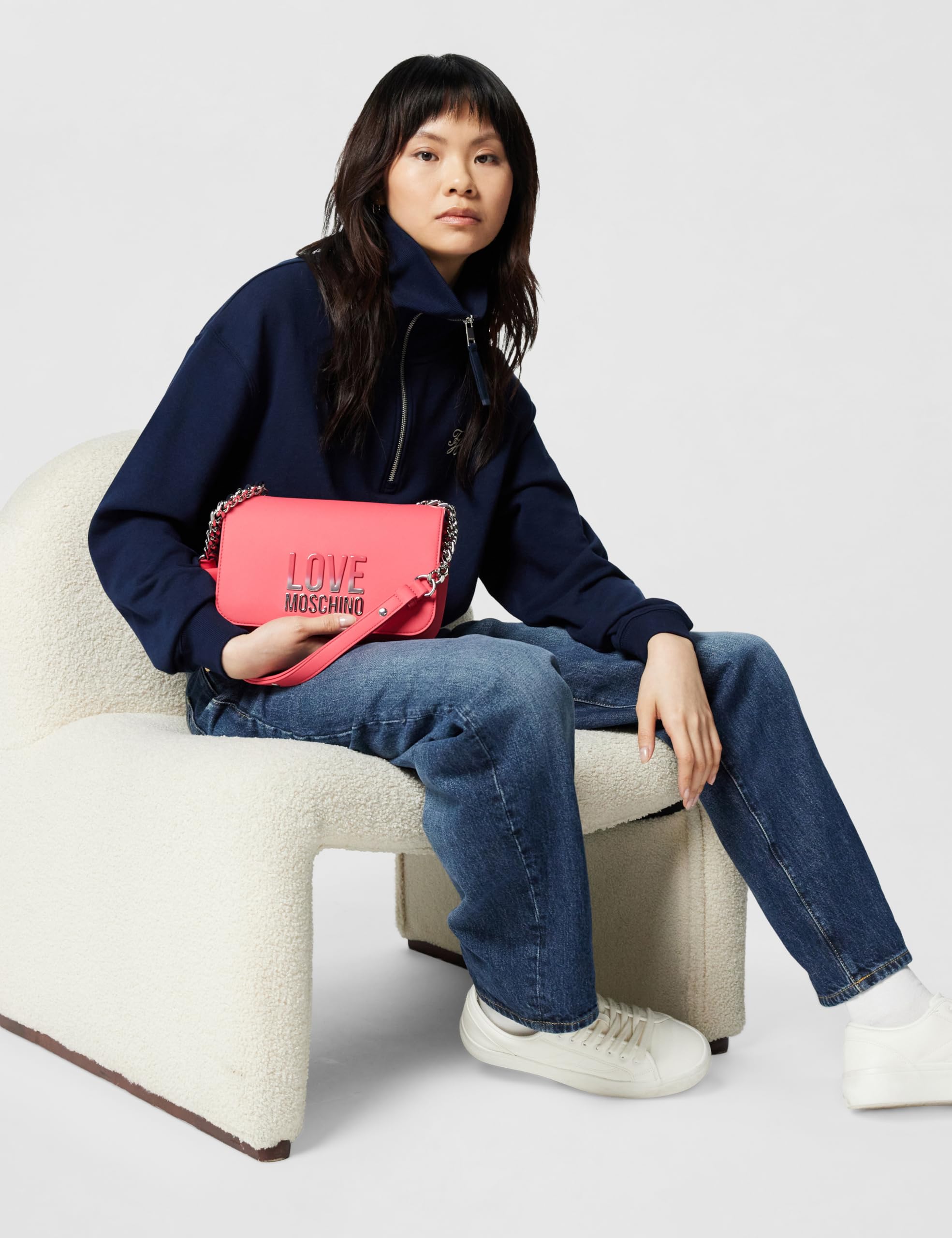 Love Moschino BORSA PU GRS BLOSSOM
