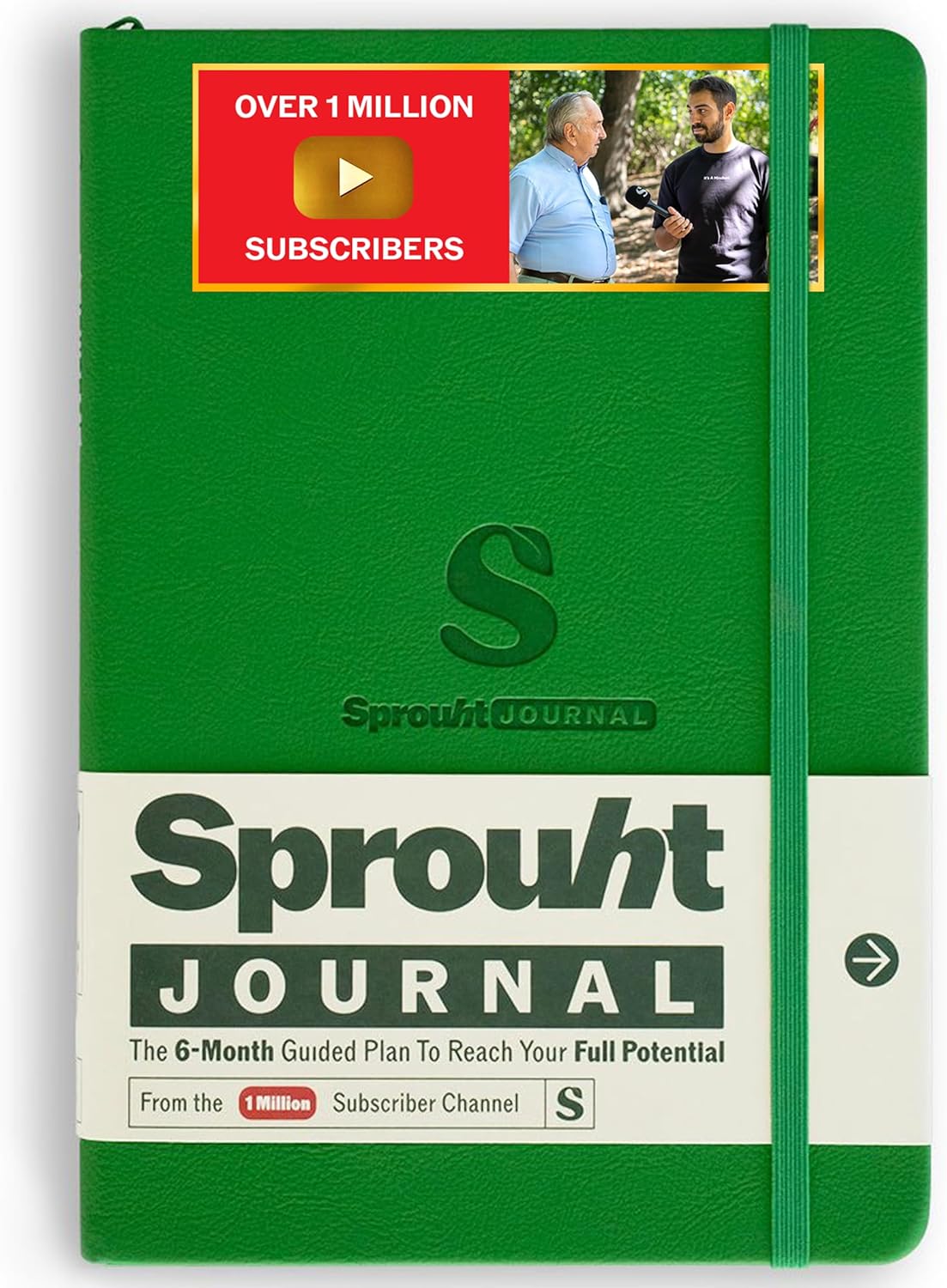 Guided Journal for Goal Setting | 6-Month Life Planner with Daily, Weekly & Monthly Tracking | Personal Growth & Life Clarity System | Undated Productivity Daily Journal for Men & Women