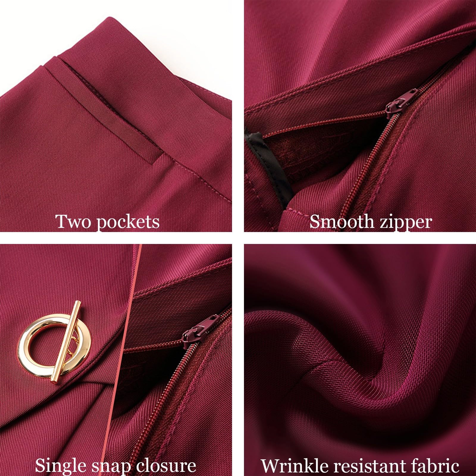 Jupe Professionnel pour Femmes Ensemble Veste Tailleur et Jupe Crayon Bureau Élégant Formel Cérémonie Travail #15