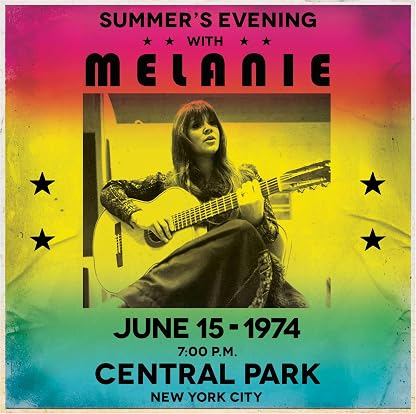 CENTRAL PARK 1974 (PINK VINYL) por Melanie, capa do álbum