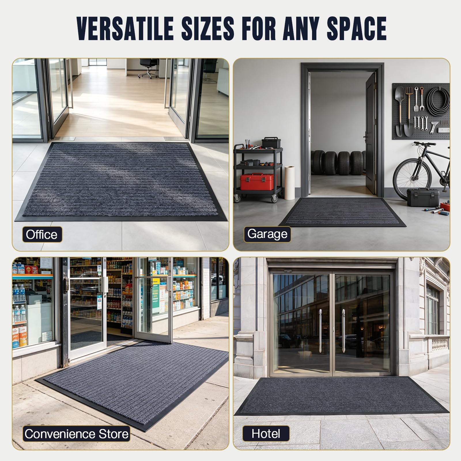 Heavy Duty Commercial Floor Mat - 3'x5' -8