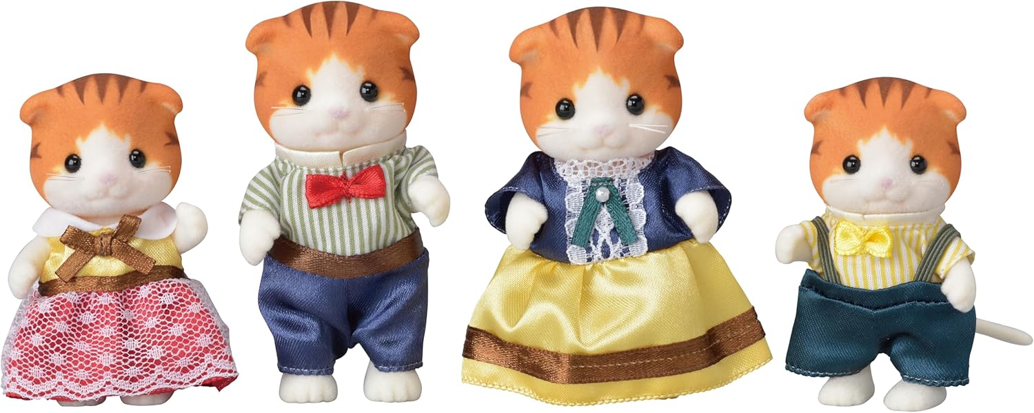 EPOCH Sylvanian Family Doll [Maple Cat Family] FS-30
