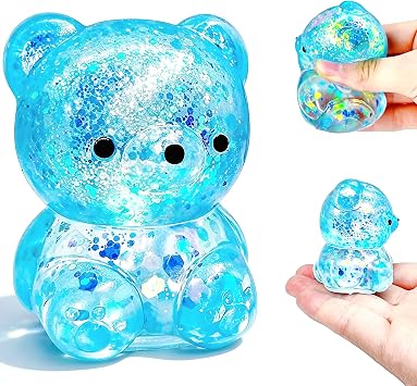 ZTATU Bear Squishy Stress Balls for Adults Squishy Fidgets Figurines