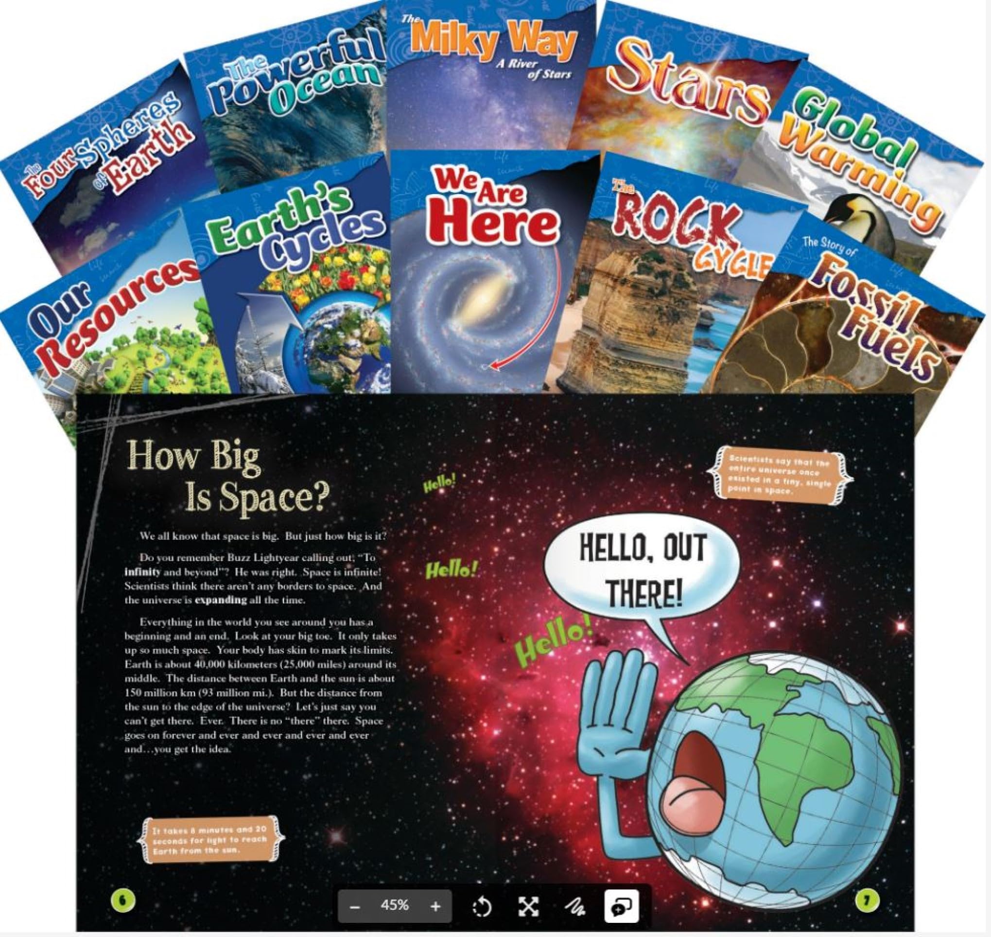 Let's Explore Earth & Space Science Grades 4-5, 10-Book Set (Science Readers: Content and Literacy)