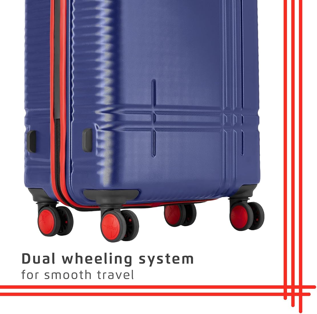 Buy Safari Polycarbonate Zany Recessed TSA Lock, 8 Wheels