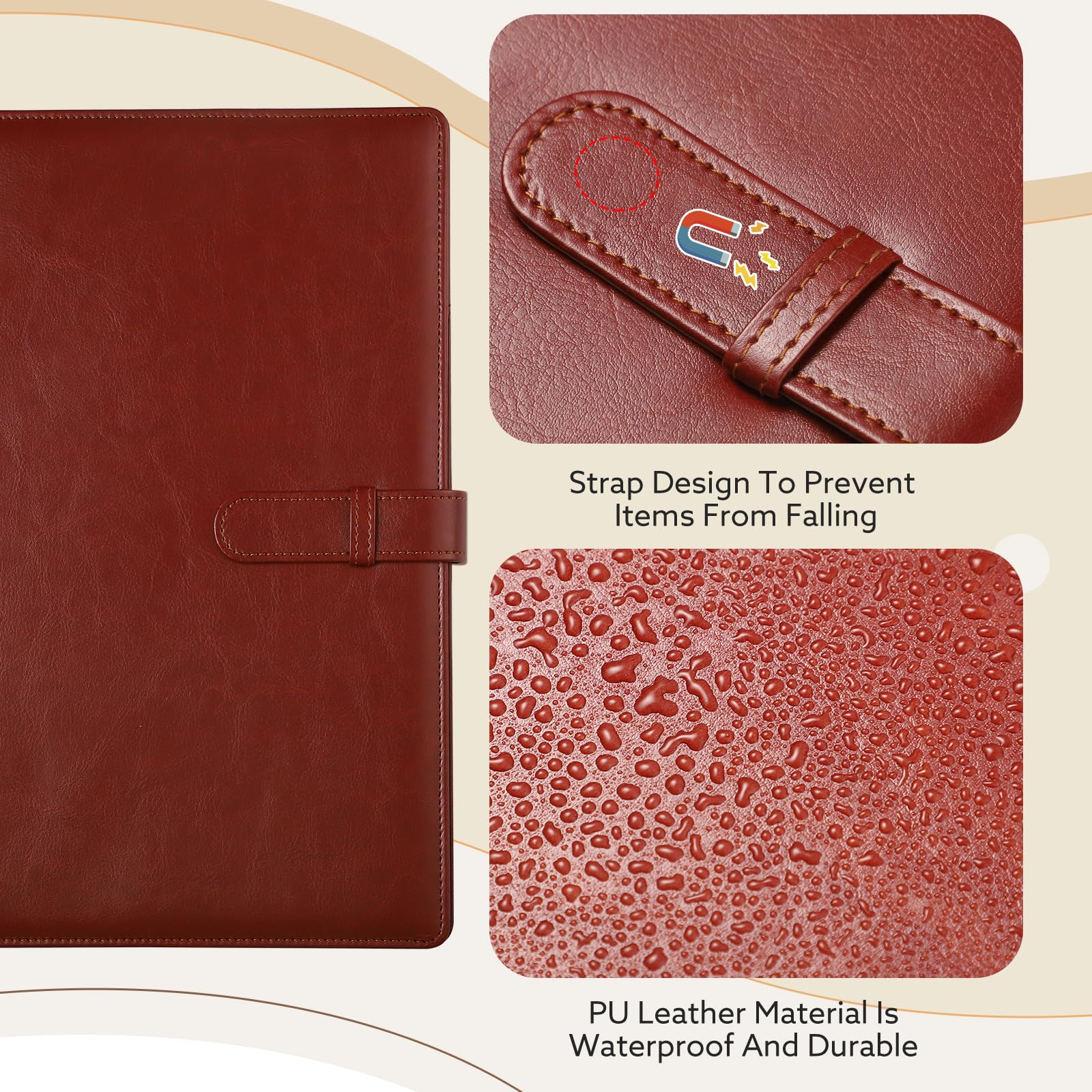 A4 Portfolio Folder with Ring Binder - Image 4