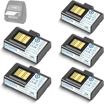 CBQ 5PCS ZQ520 ZQ620 Battery for Zebra PrinterZQ520 QLN320 QLN220 ZQ620 ZQ521 ZQ500 ZR628 ZQ610 ZQ658 ZQ668 ZR638 ZR668 Mobile Printers