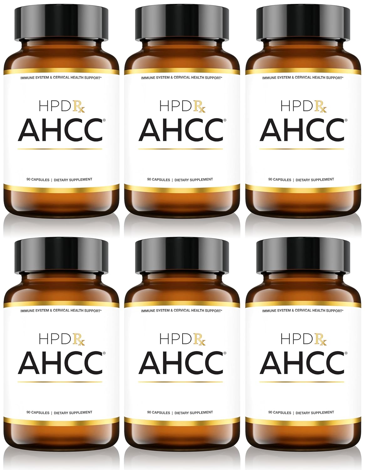 HPD Rx Premium AHCC Shiitake Mushroom 1100 mg per Serving Supplement Natural Immunity Booster Maintains Natural Killer Cell