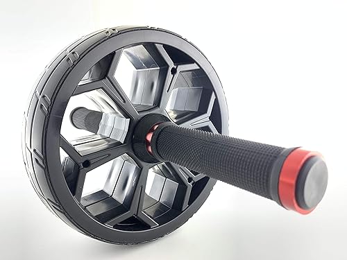 Miniatura 1 de RealFormer Ab Roller - Equipo de ejercicio de primera calidad, entrenamiento de núcleo más suave, entrenador abdominal con rodamientos de acero que
