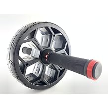 RealFormer Ab Roller - Premium Exercise Equipment - Smoothest Core Workout, Abdominal Trainer with Steel Bearings Makes Ab Roller Silent