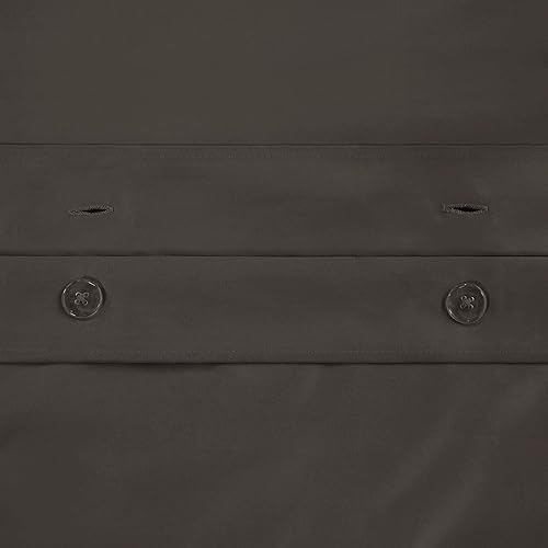 Miniatura 5 de SUPERIOR Juego de funda de edredón de algodón egipcio de 1000 hilos, incluye 1 funda de edredón con cierre de botón, 2 fundas de almohada,