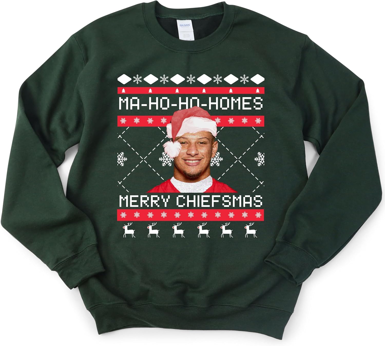 Funny Kansas Football Ugly Christmas Sweater | Holiday Gameday Crewneck for Men & Women | Number 15 Fan Gift