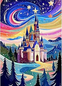 GLXPOG Kerst Diamond Painting Kits voor Volwassenen, Cartoon Beer 5D DIYDiamond Art Kits voor Beginners Ronde Volledige Boor Schilderen met Diamanten Kunst Ambachten voor Thuis Muur Decor Gift 30x40cm
