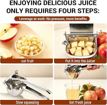 Stainless Steel Lemon Squeezer Citrus Juicer