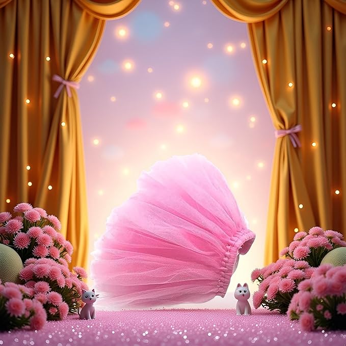 Vestido Tutú de Princesa con Encaje Rosa para Perros Pequeños miniatura 2