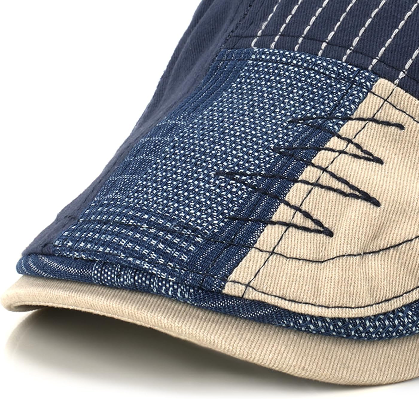 MOACC M Men's Beret Hat Cotton Buckle Adjustable Newsboy Hats for Men Driving Flat Caps Cabbie Gatsby Cap - Image 5