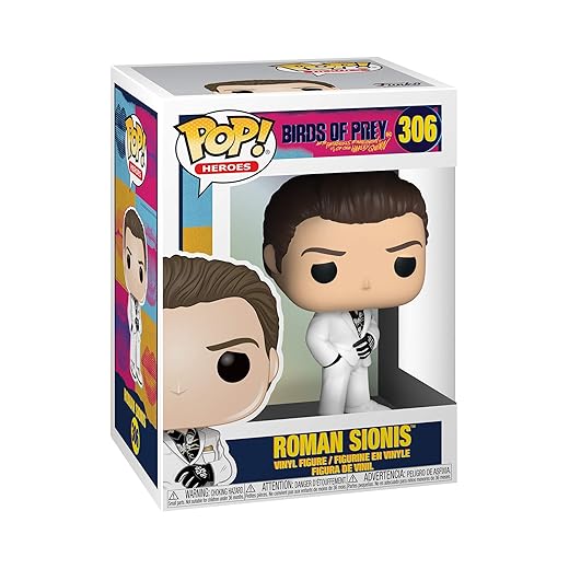Sale Funko Pop! Heroes: Birds Of Prey - Roman Sionis (White Suit) (Styles May Vary), Multicolour