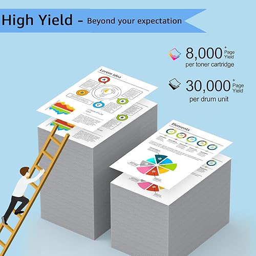 Miniatura 3 de Cartucho de tóner negro + unidad de tambor compatible con Brother TN750 TN-750 TN720 DR720 DR-720 utilizado en impresora HL-5470DW HL-5450DN