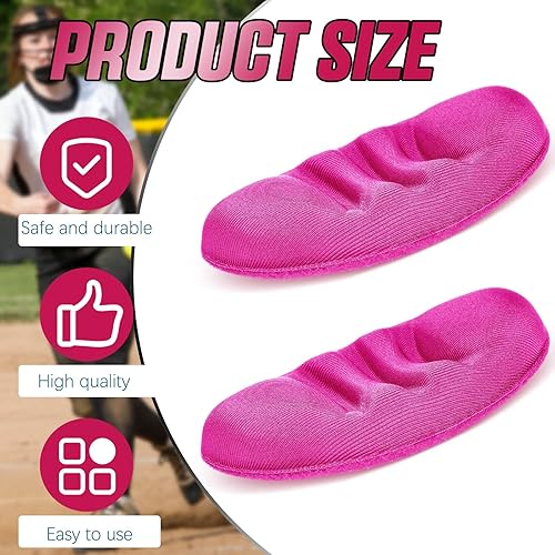 Miniatura 4 de Geetery 4 piezas de máscara facial de defensa facial de repuesto para defensa facial, almohadilla de béisbol para casco de sóftbol, máscara de