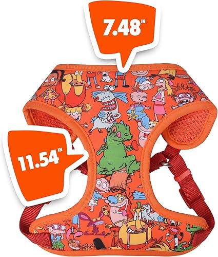 Miniatura 4 de Nickelodeon Arnés para perros grandes para perros grandes, chaleco antitirones con personajes de Nickelodeon de Rugrats, Hey Arnold y más  Arnés