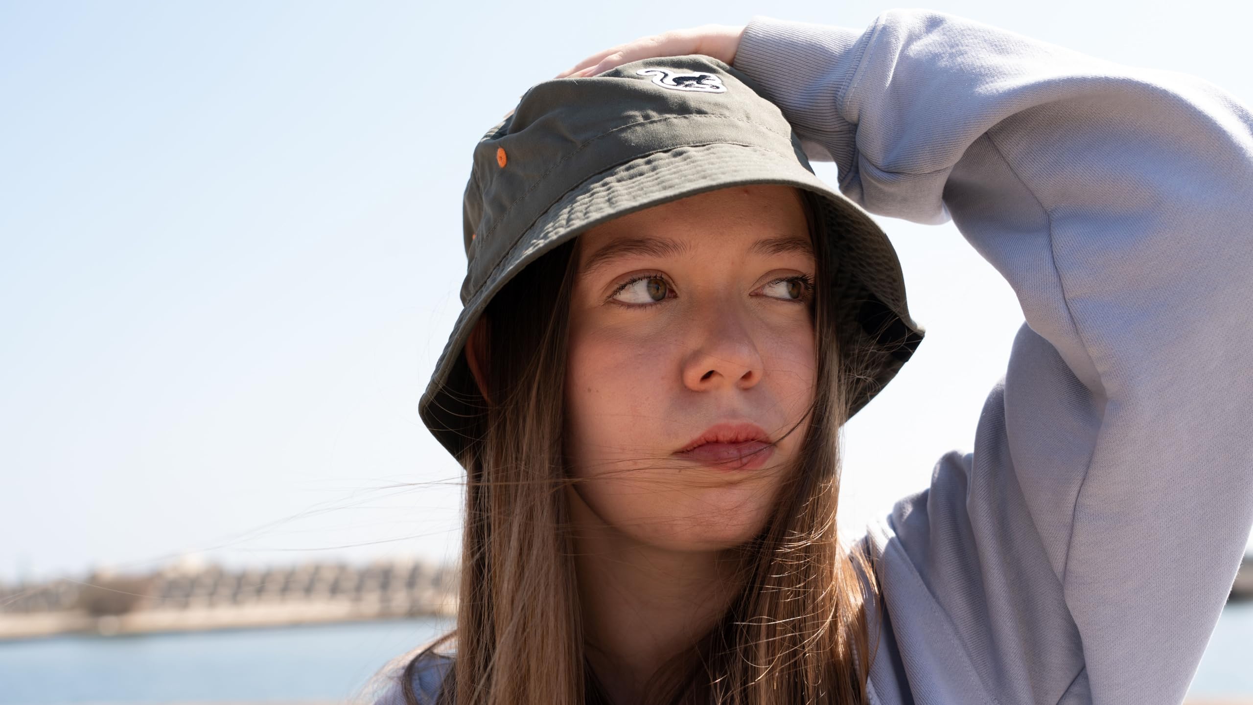 Surf Monkey Bucket Hat Cappello da pescatore uomo/donna senza corda - regolatore di dimensione