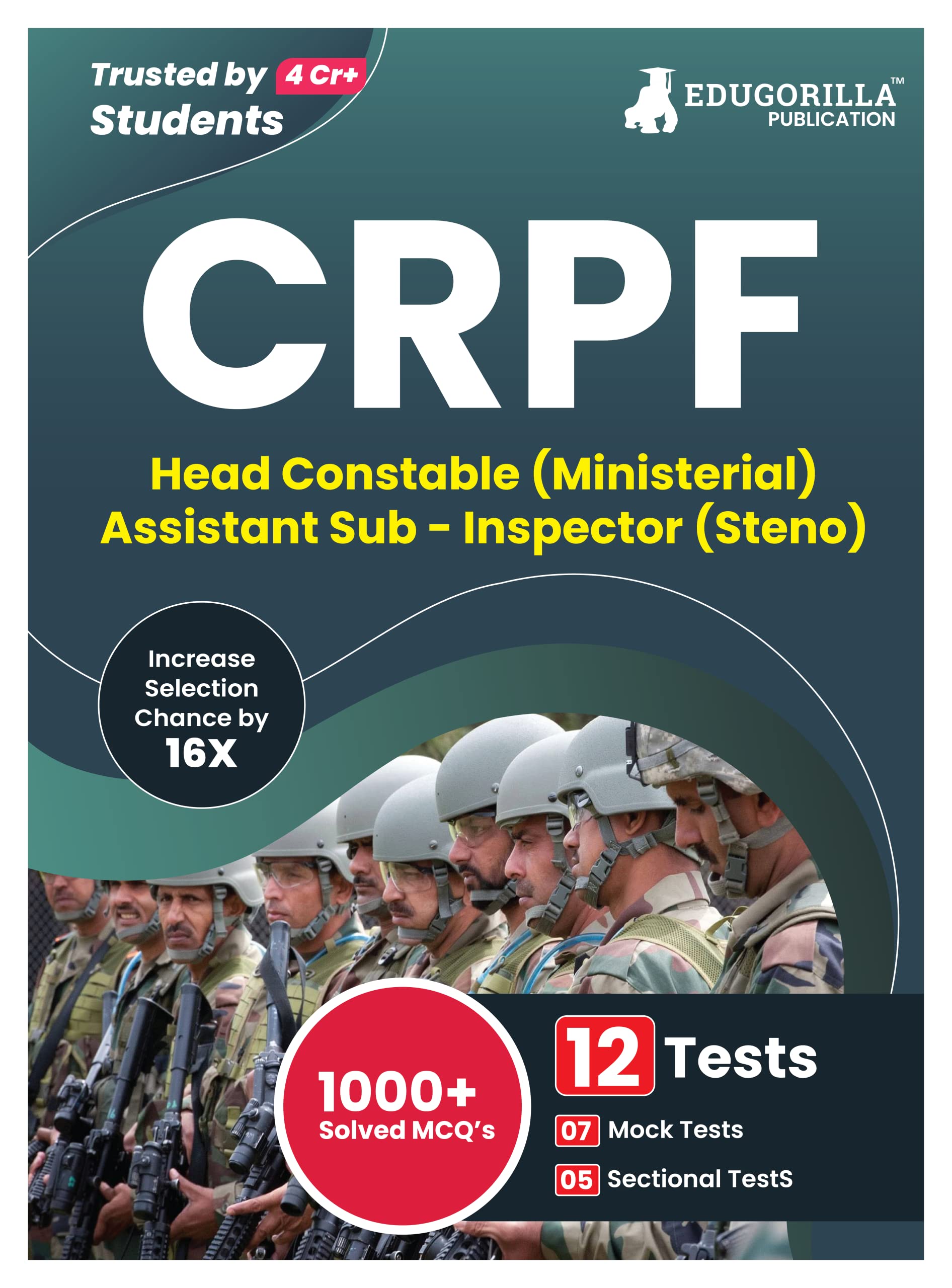 CRPF Head Constable (Ministerial) & ASI (Steno) Exam 2024 (English Edition) - 7 Full Length Mock Tests and 5 Sectional Tests with Free Access to Online Tests
