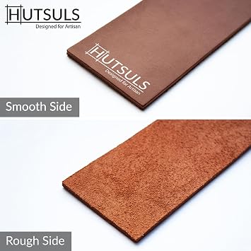Hutsuls Knife Stropping Leather for Sharpening - Get Razor-Sharp Edges with Leather Strop for Knife Sharpening Easy to Use Leather Sharpening Strop with Green & White Strop Compound Step-by-Step Guide
