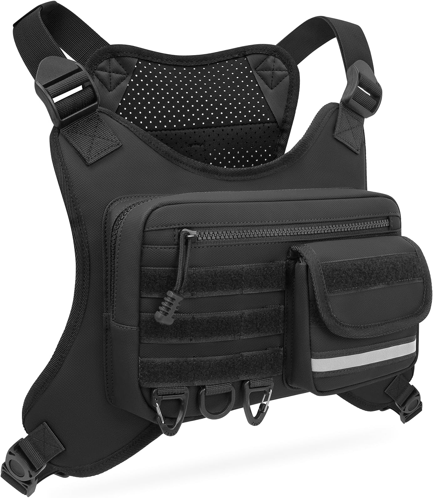 OCKLILY Chest Bag for Men Women, Outdoor Sports Running Vest Bag, Chest Pack for Running, Cycling, Hiking, Workouts, Travel