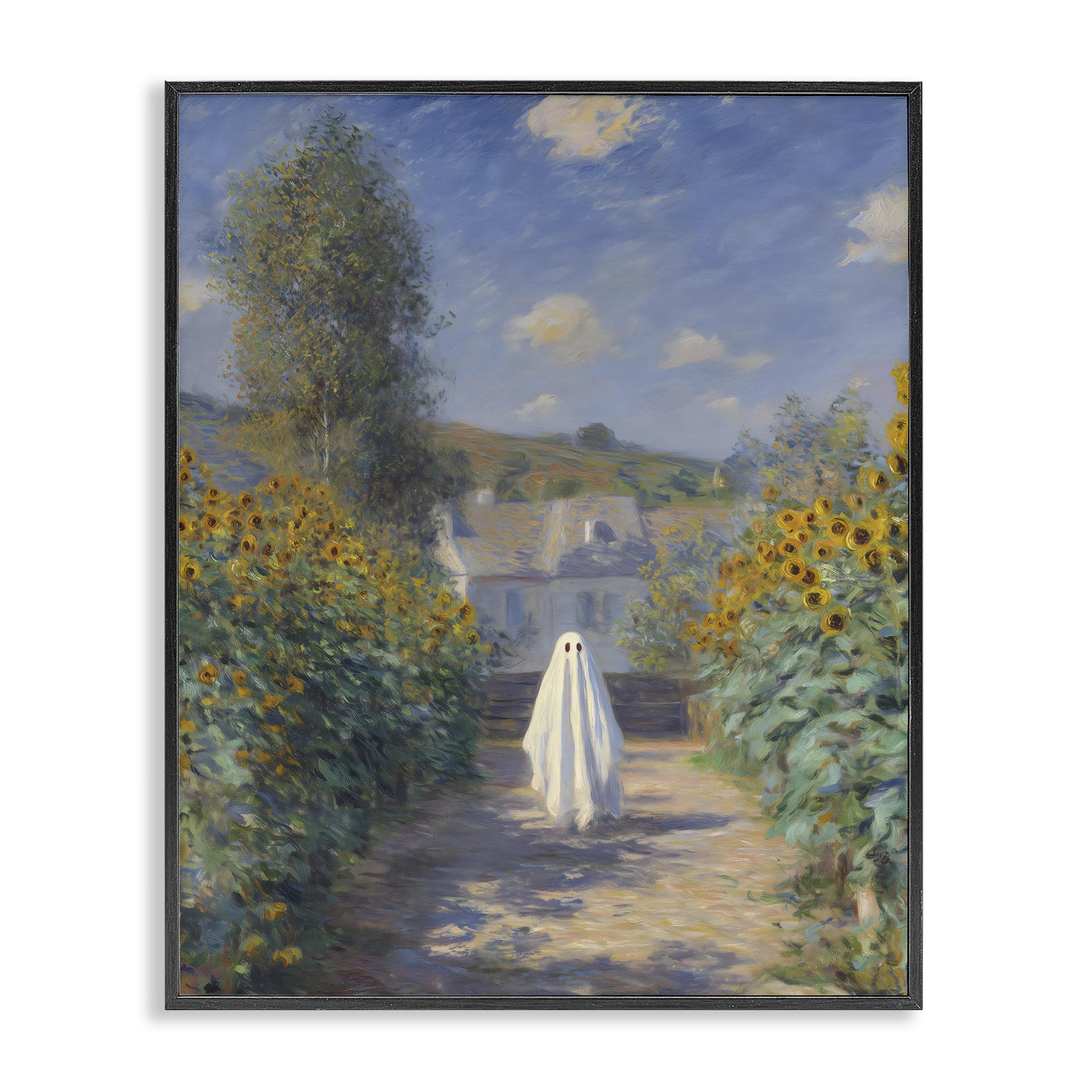 Toile tournesol encadrée pour salon lumineux et chaleureux