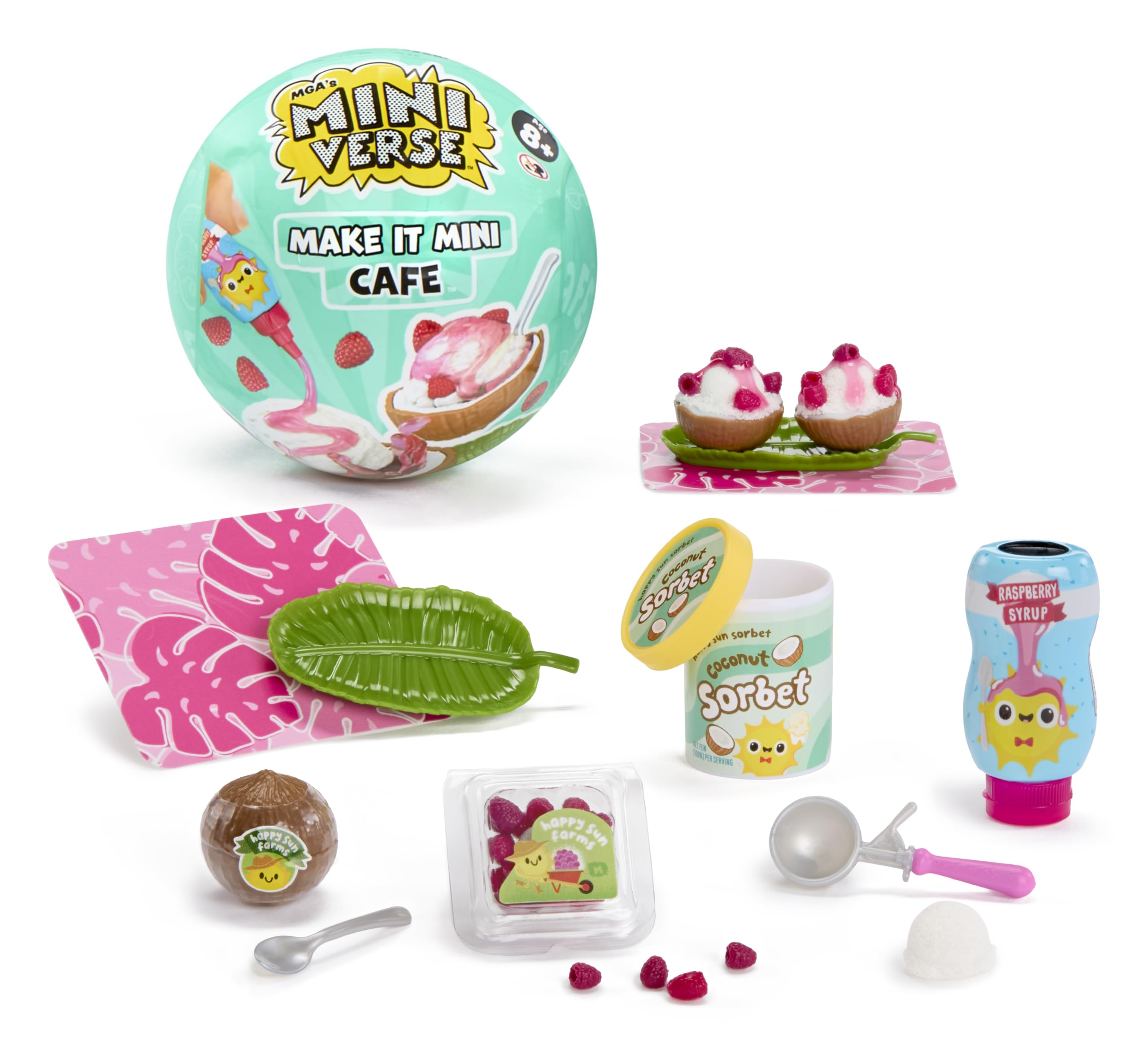 MGA's Miniverse Make It Mini Mega Buffet di MGA - Miniature da Collezione, Giochi in Resina, Repliche di Cibo, Per Collezionisti e Bambini. Età 8+. NON COMMESTIBILE