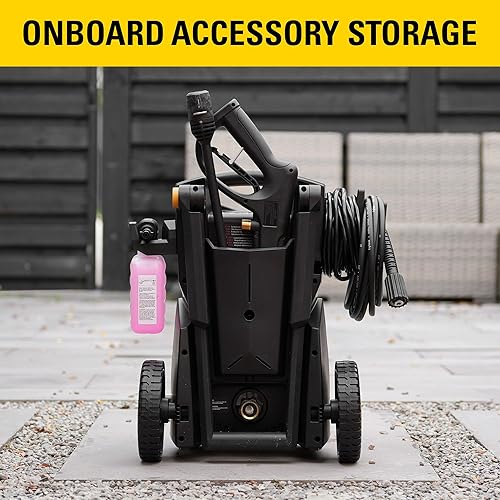 Miniatura 5 de CAT Lavadora a presión eléctrica 1850 PSI 1.4 GPM con manguera de alta presión de 20 pies, pistola de liberación rápida, lanza de boquilla 3 en 1,
