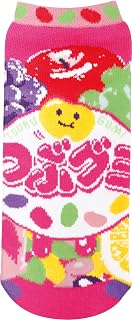 JGS0806 人物 提花 袜子 女士 点心包装 碎屑 成人 女性用(22~24cm) JGS0806
