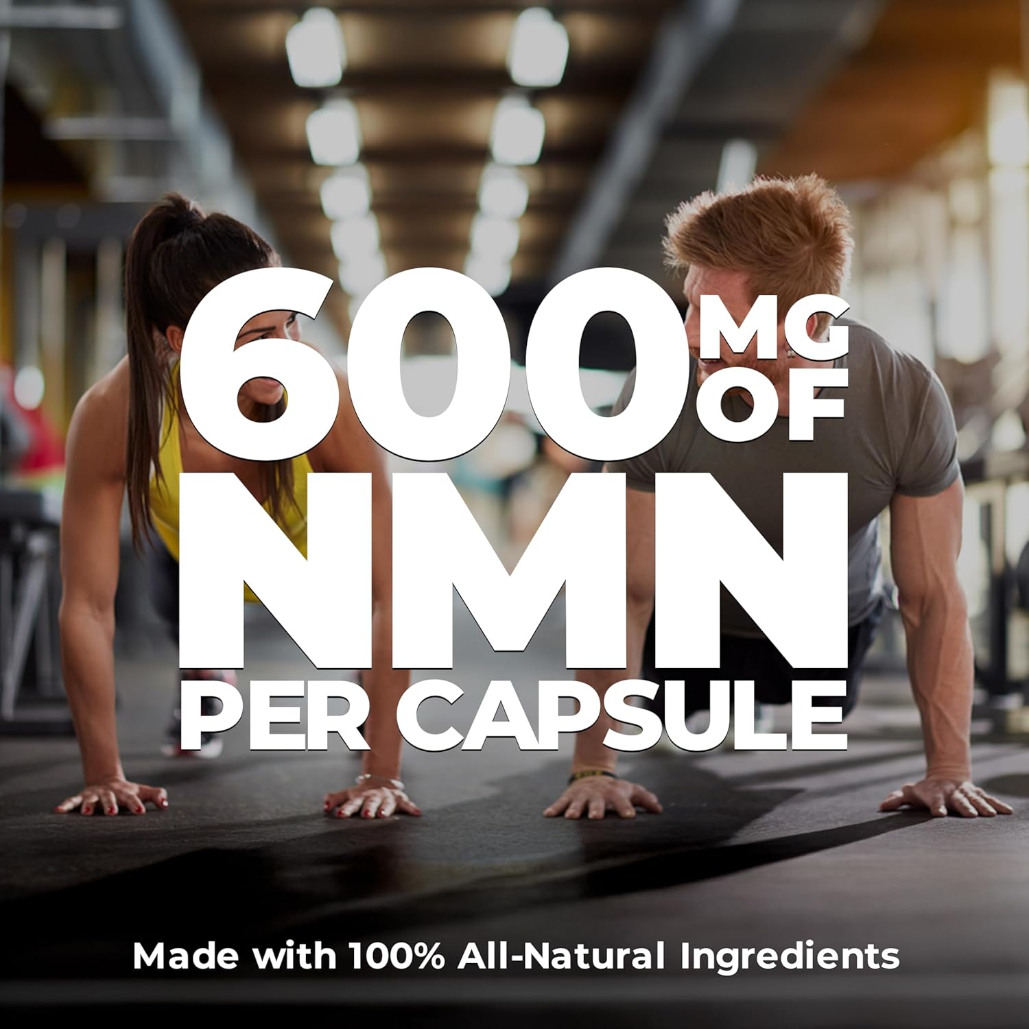 Nutrawave High Potency NMN Supplement Canada – 600mg NMN | Pure NAD+ Booster for Energy, Longevity, Brain & Metabolism | NAD Supplement, Non-GMO, Vegan, 60 Capsules - Image 2