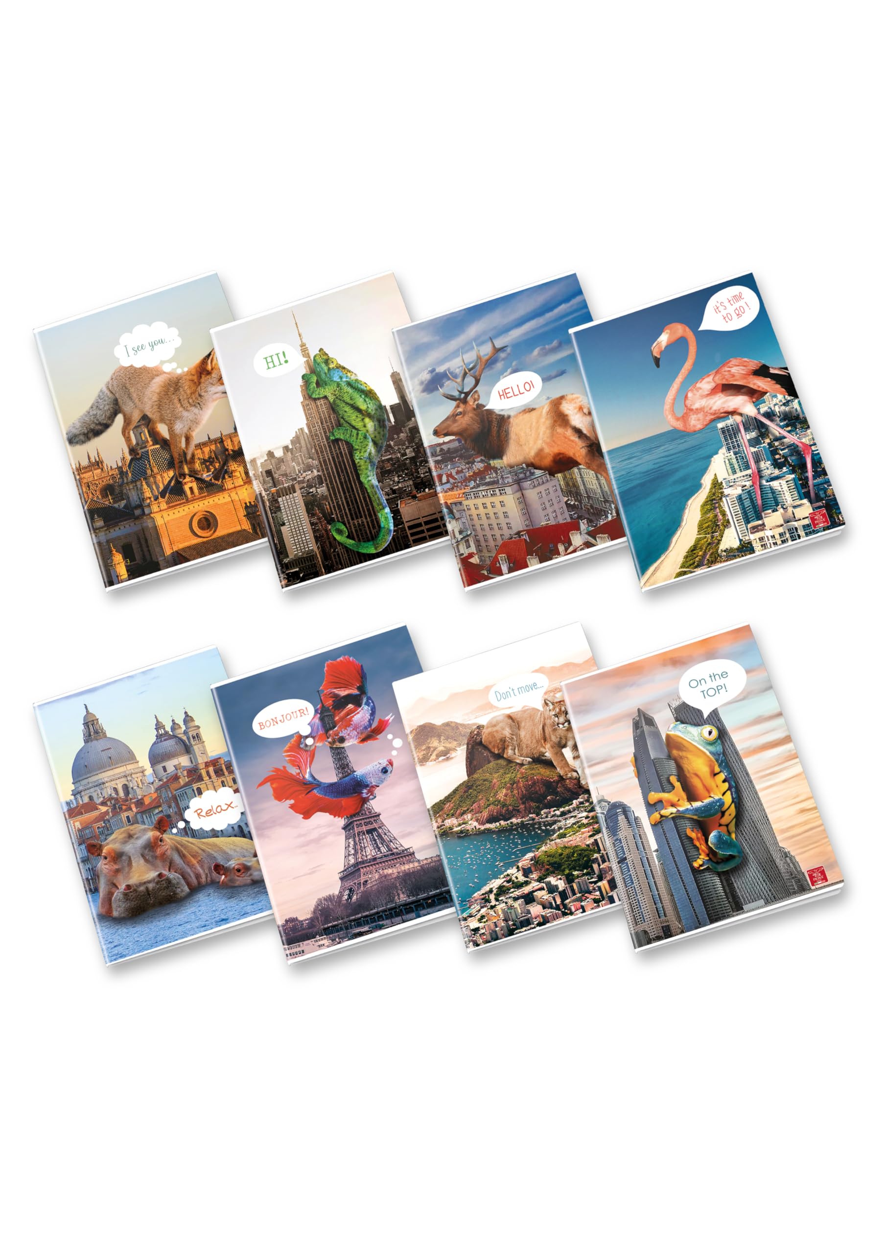 Pigna Maxi Quaderno Arrivano i Giganti A4 21x29,7 cm 80 pagine carta 80 g/m² Quadretto 1 cm 10 pezzi