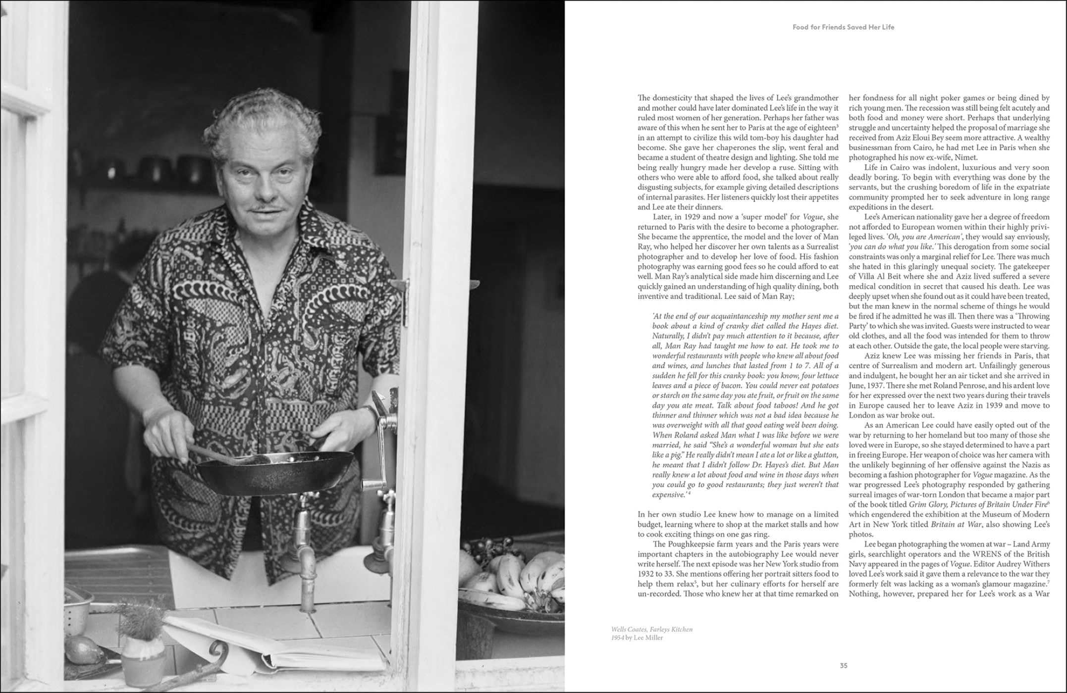 Lee Miller : A Life with Food, Friends and Recipes /anglais