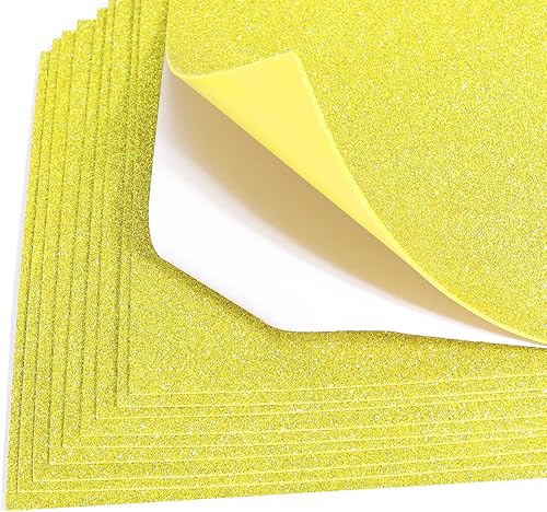 Vista 74 de 10 hojas de espuma con purpurina para manualidades, papel de cartulina A4, papel adhesivo autoadhesivo para construcción de Navidad, álbum de Azul