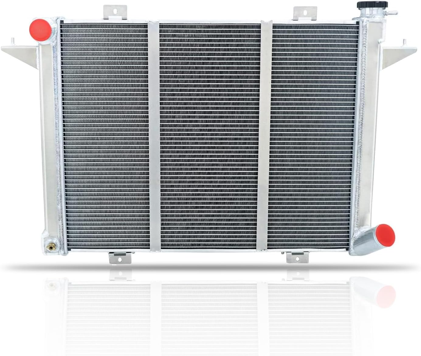 Radiator for 1989-1993 Dodge D150 D250 D350 W150 W250 W350 Base Ramcharger 5.9 Cummins L6 V8 Diesel, 3 Row Crossflow Aluminum Radiators 1990 1991 1992 89 90 91 92 93