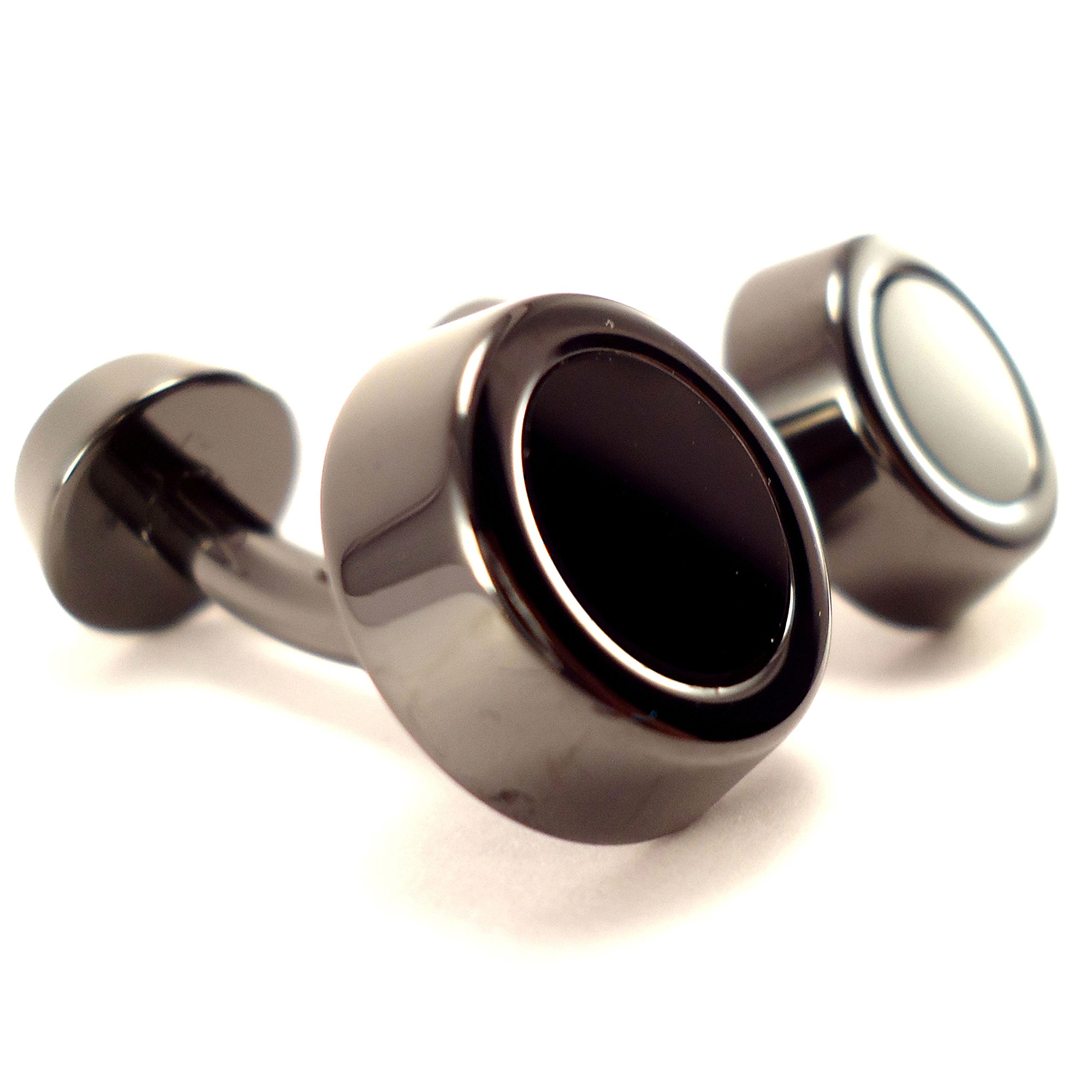 Peluche Zirconium Ceramic (Onyx) Cufflinks for Men (B01BOM5YJY) Amazon Price History, Amazon Price Tracker