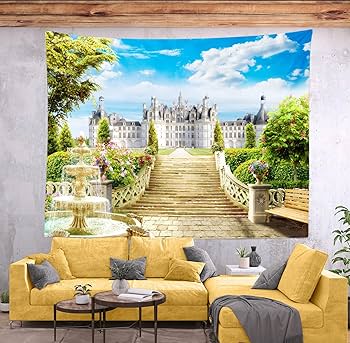 FLOWERS CASTLE WALL IN THE SKY  4個セット Takashi Murakami Puzzle SKULLS & FLOWERS BLUE SIGNAL CASTLE