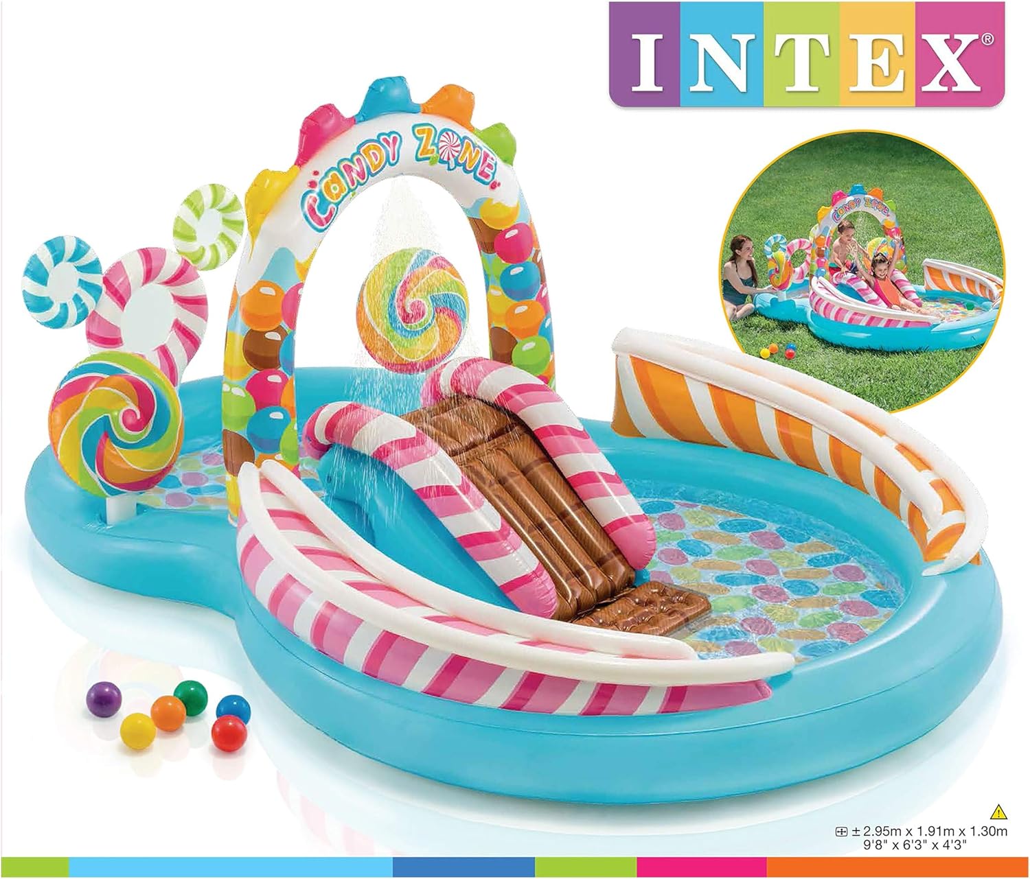Intex - 57141NP - Rainbow Cloud Pool