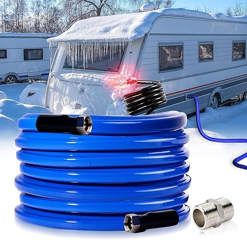 Yurnomy 15FT Heated Water Hose for RV,Rv Heating Water Hose,-45 ℉ Antifreeze Hea