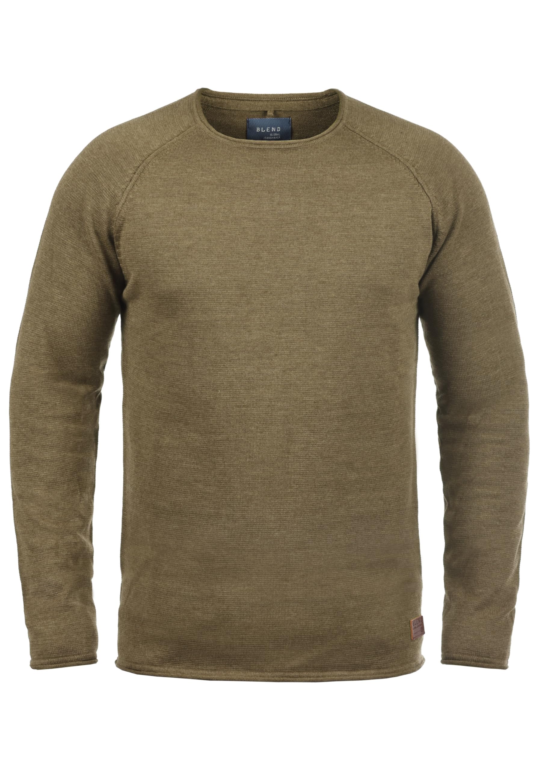 Blend BHJohn Herren Strickpullover Feinstrick Pullover mit Rundhalsausschnitt