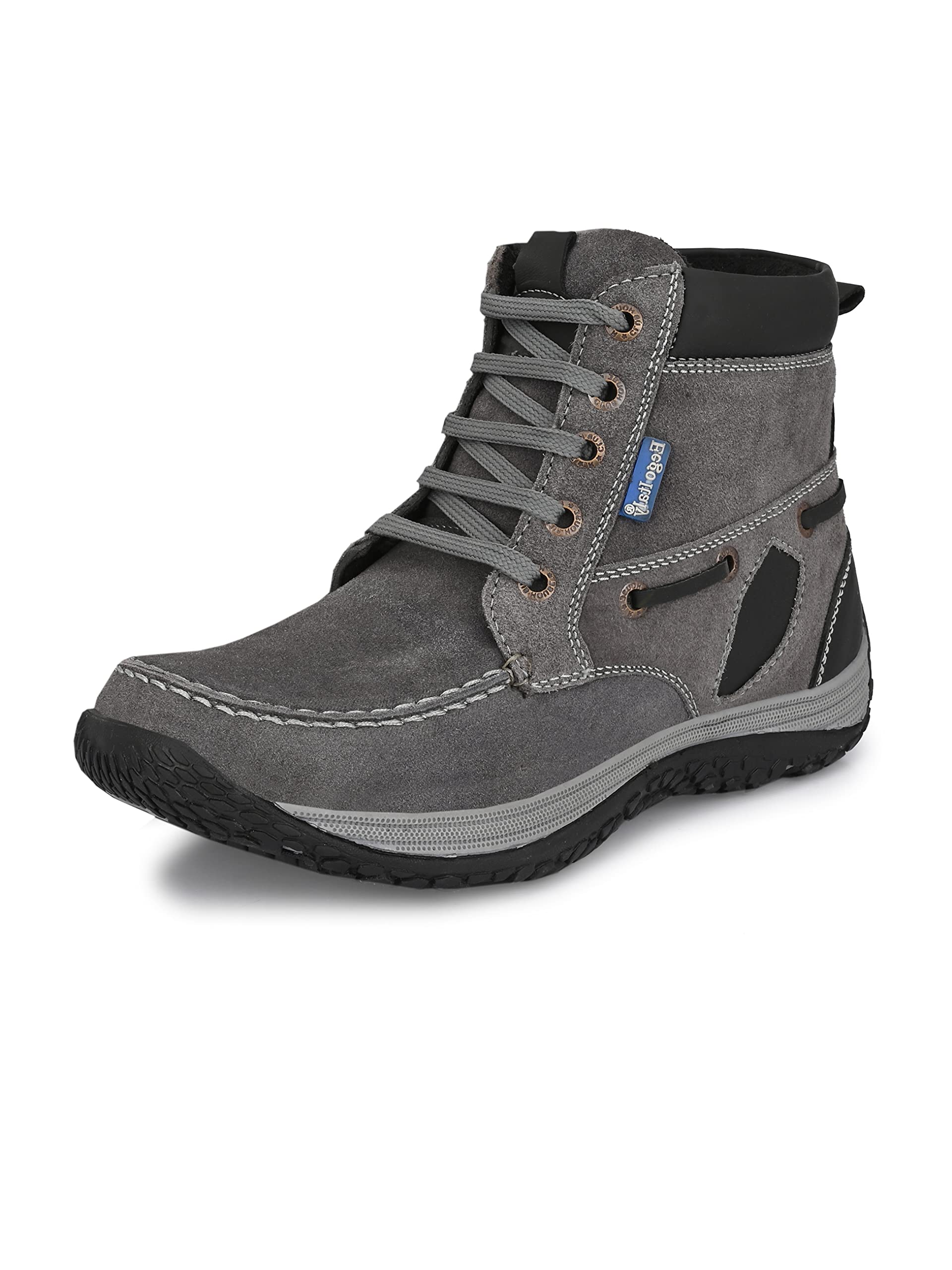 Eego Italy Genuine Leather Solid Outdoor Boots