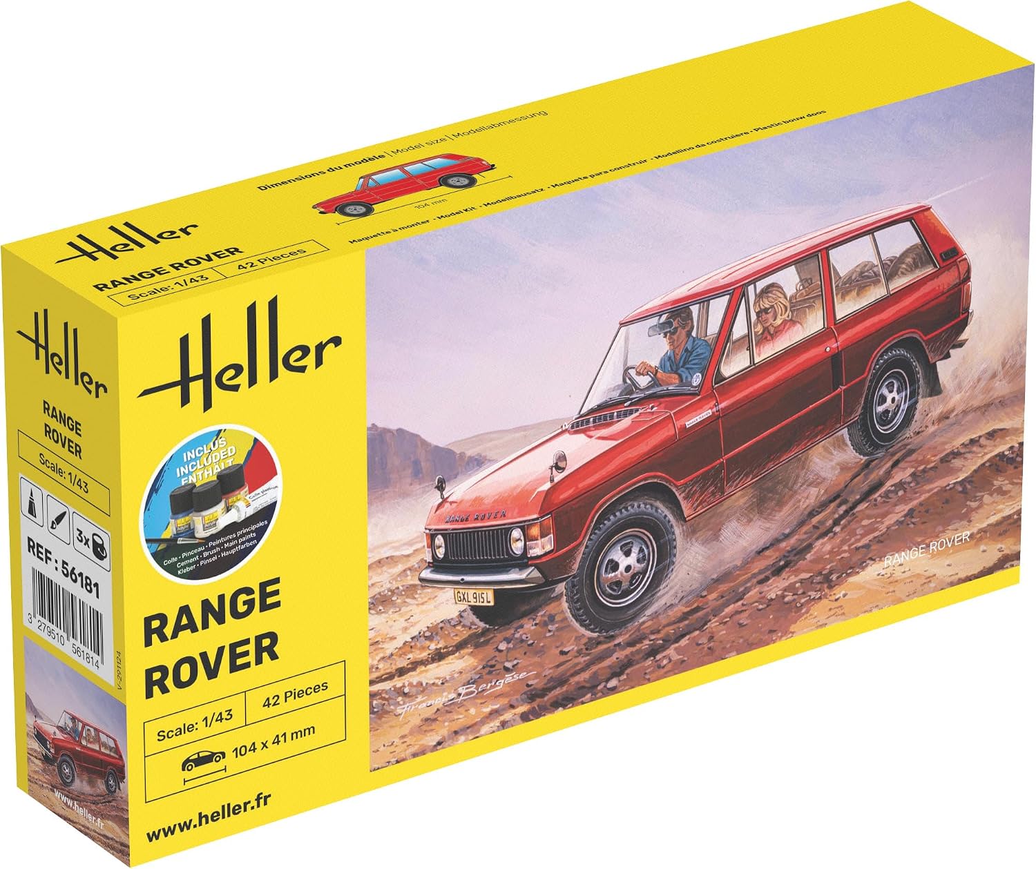 Heller 56181 Starter Kit Range Rover 1/43