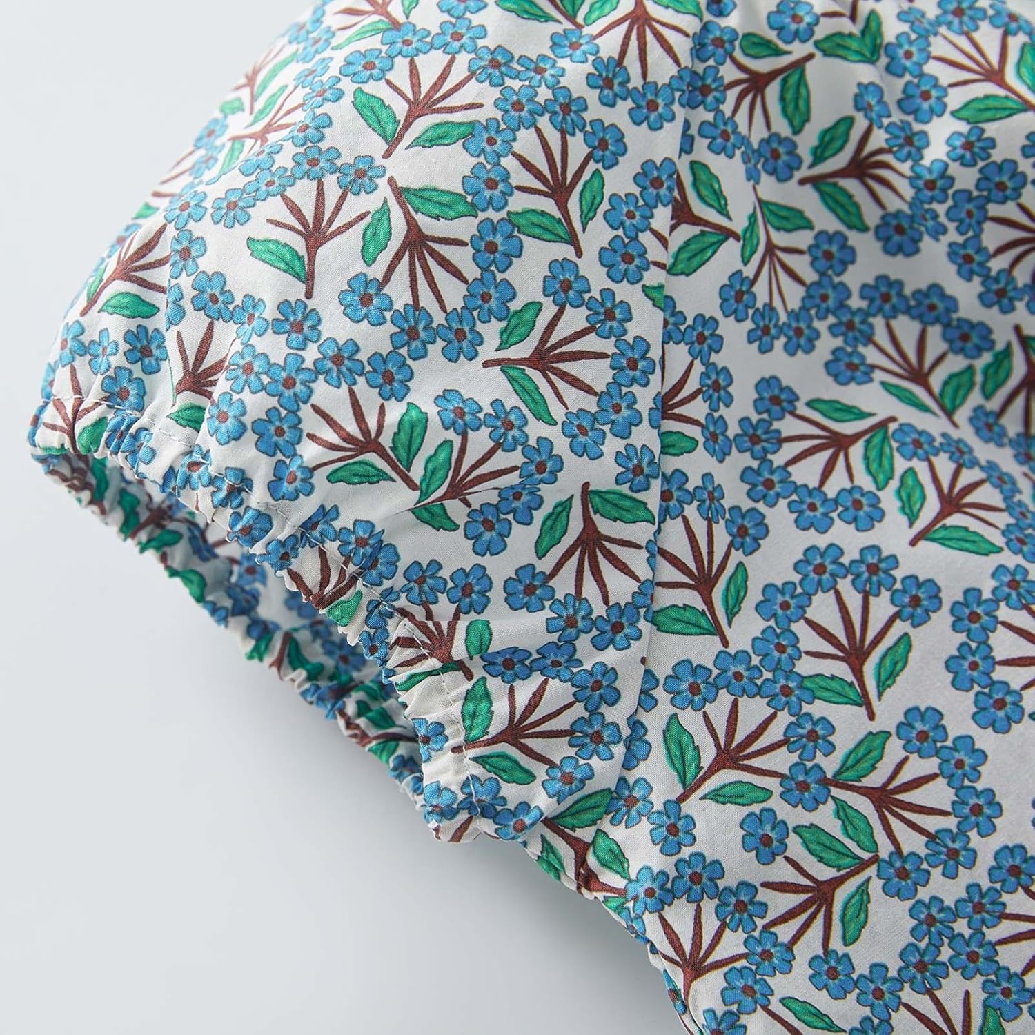 pureborn Baby Toddler Girl Woven Dress Short Sleeve Cotton Playwear Dresses 0-5T - Image 5