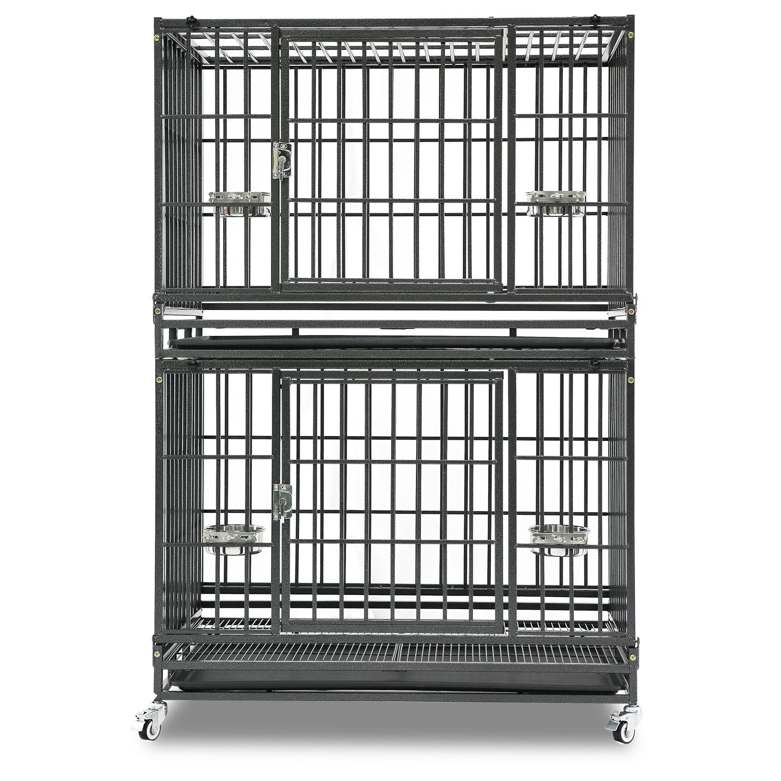 Homey Pet Two Tiers 37 Inch Dog Crate