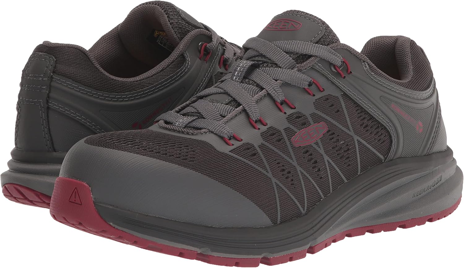 KEEN Utility Women's Vista Energy Low Height Sneakers Composite Toe Industrial Work Shoes